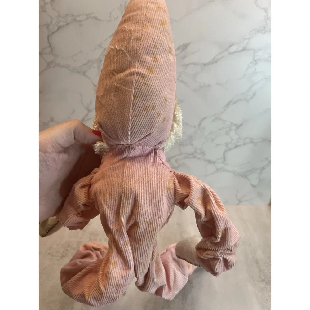 Vintage Pink Plastic Face Bendable Pixie Girl Doll 22" - Picture 10 of 12